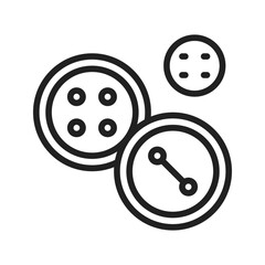 Buttons icon vector image. Suitable for mobile apps, web apps and print media.