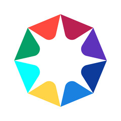 Star | Star color wheel | color wheel | Vibrant Color icons