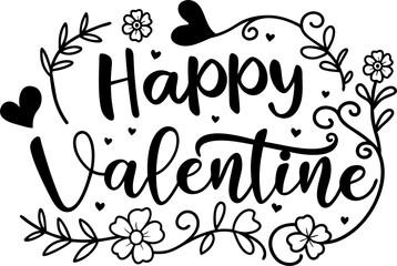 valentine decoration vector on transparent background