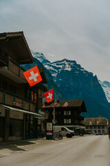 flaga szwajcarii © Katarzyna