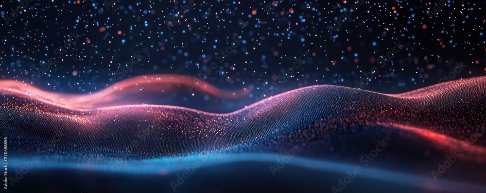 Poster futuristic abstract digital background cyberpunk tech ai data graphics wallpaper