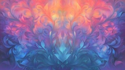 soft pastel abstract design summer vibes