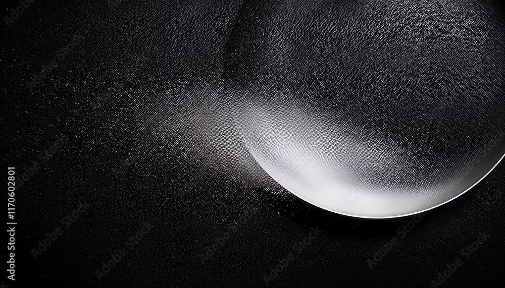 Poster a minimalist close-up of a white powdery substance dispersing against a dark background, creating an