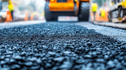 Urban Construction Scene with High Detail and Focus