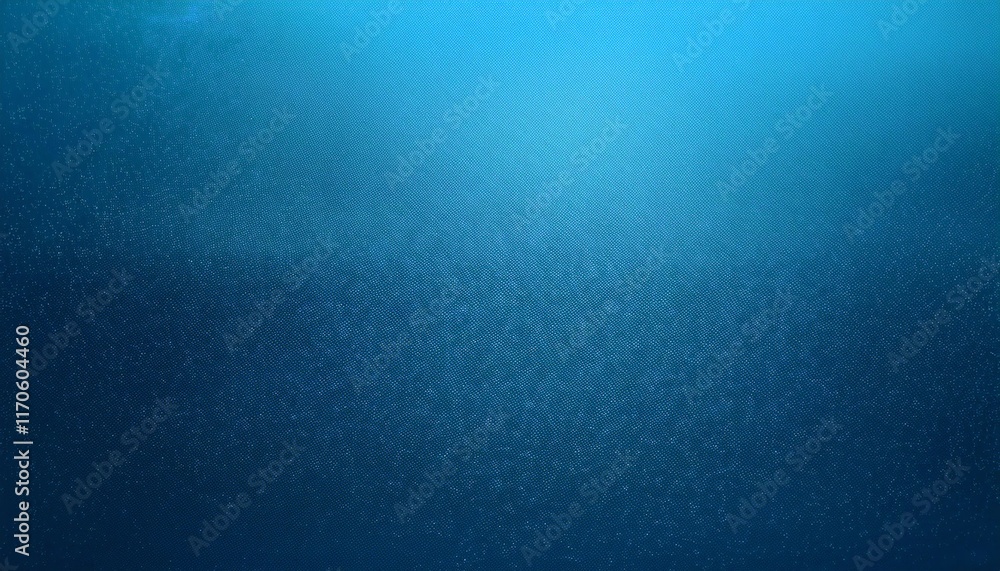 Poster a serene underwater scene featuring a gradient of deep blue hues, creating a calming and tranquil at