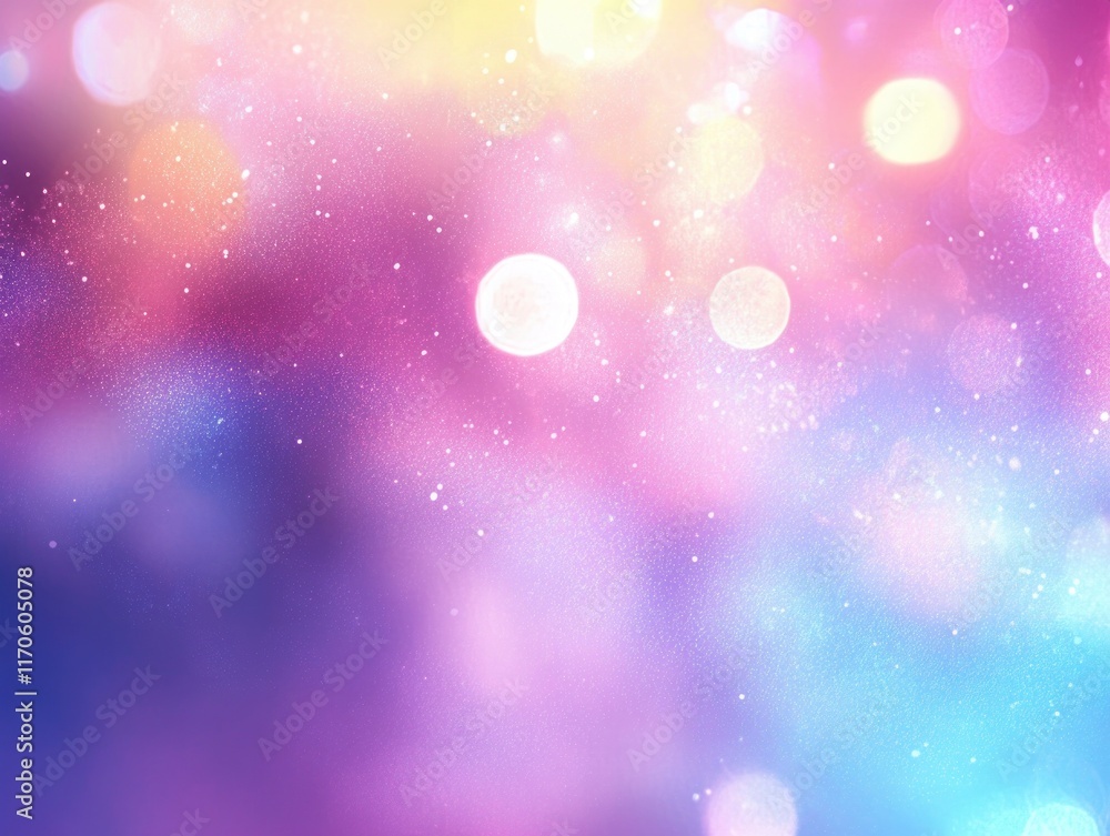 Poster dreamy abstract background with soft pastel colors and bokeh effect