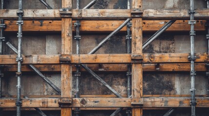 Urban Formwork Focused High Contrast Image