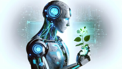 PLANET A futuristic illustration of the Earth, glowing in burnt orange tones, with a sleek red thermometer 1