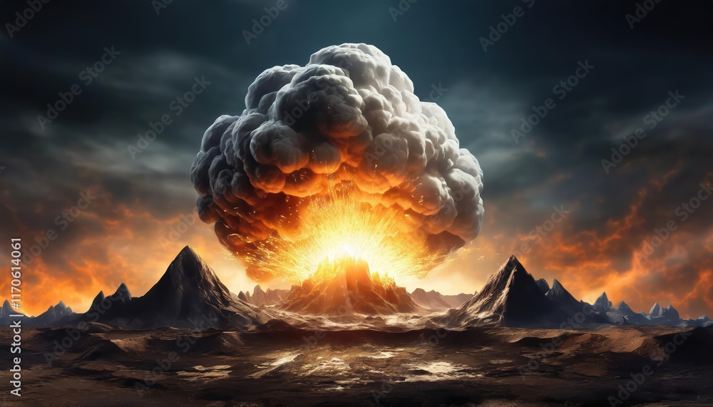 Poster stunning explosion border isolated on transparent background perfect for dynamic graphic designs, cr