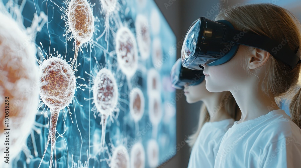 Poster immersive vr experience of cellular structures in a biology class interactive models hands-on learni