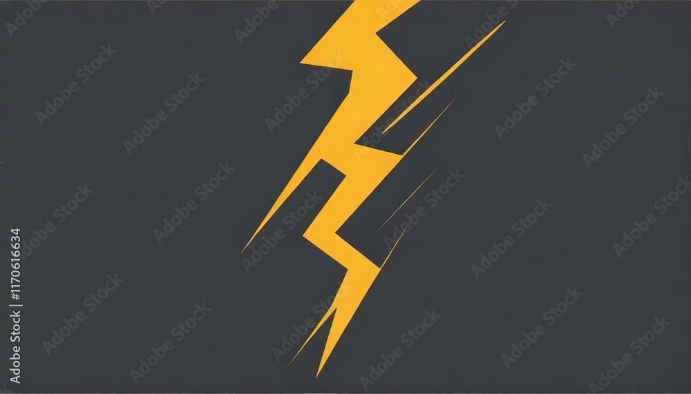 Poster dramatic flash of lightning illuminating a dark background a stunning display of natures power captu