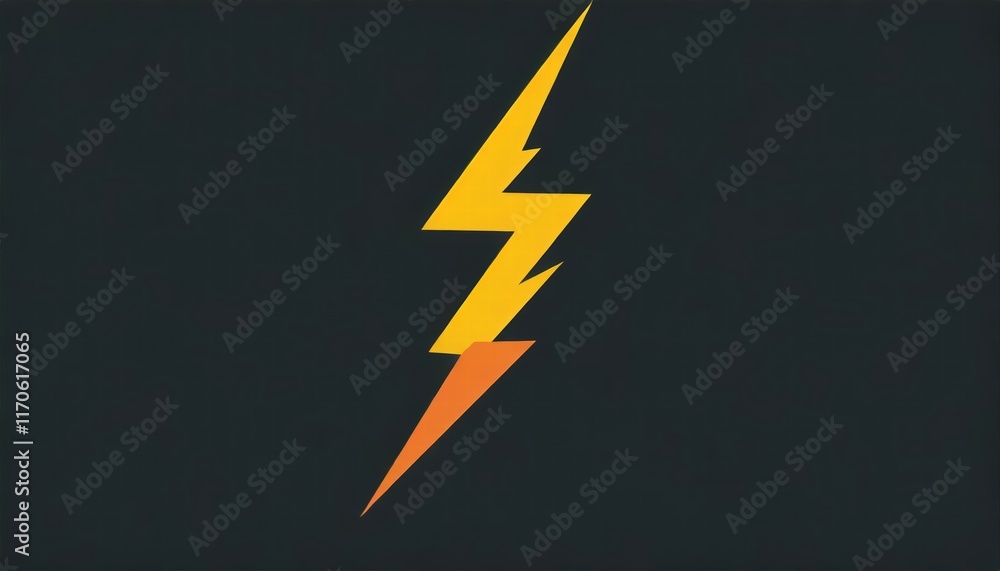 Poster stunning flash of lightning illuminating a dark background a captivating display of natures power an