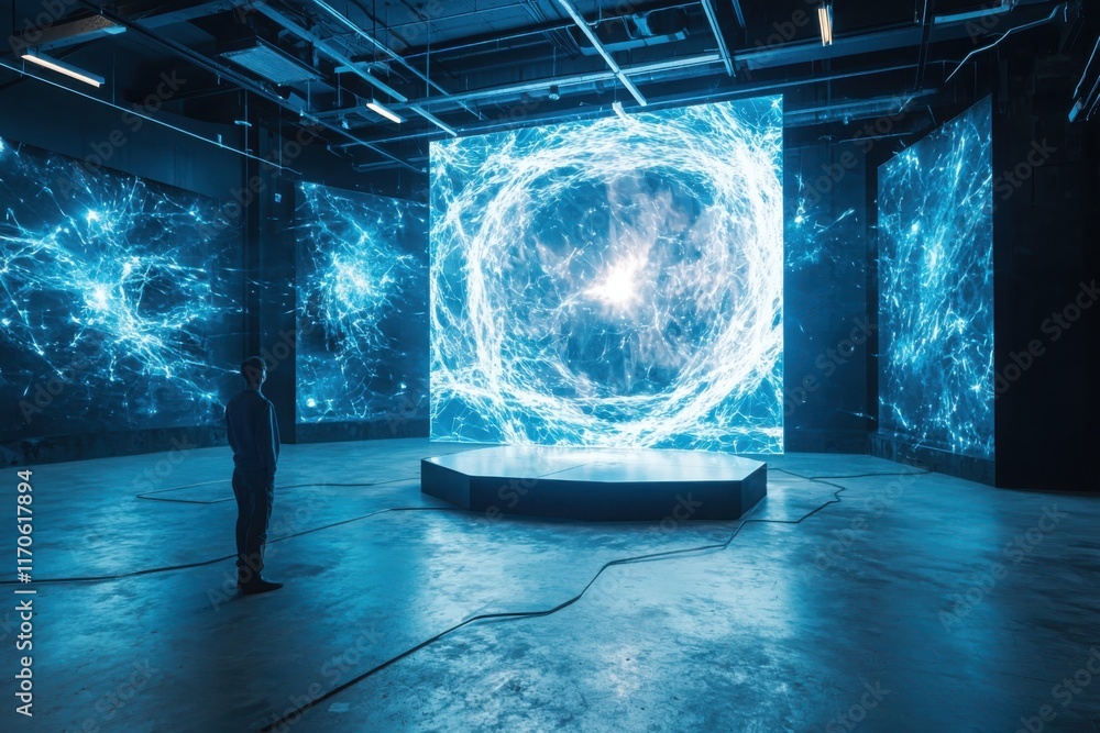 Poster interactive vr physics experiments on newton's laws classroom setting digital simulations immersive 