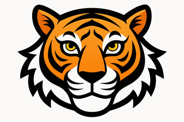 tiger head vector