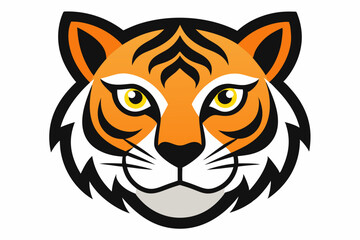 tiger head vector