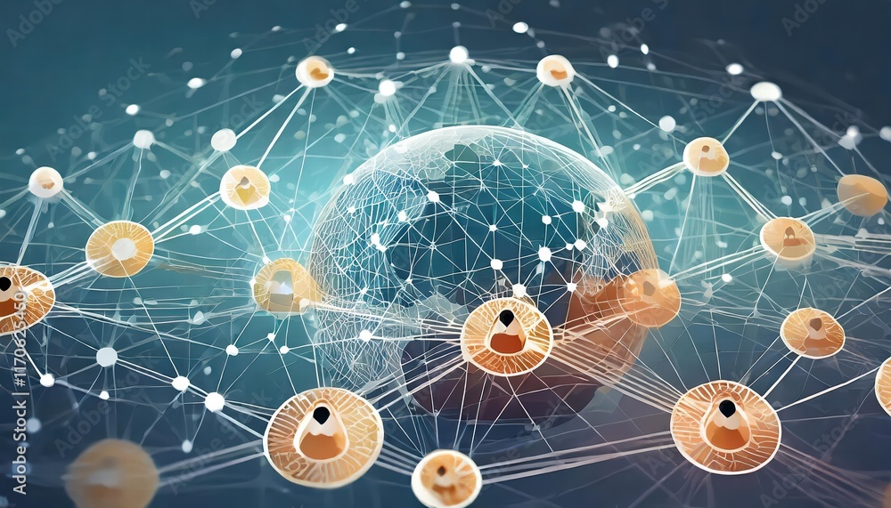 Aufkleber comprehensive analysis of global business networking structures enhancing data exchange, customer co