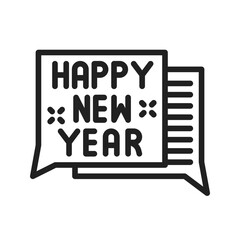 Message icon vector image. Suitable for mobile apps, web apps and print media.