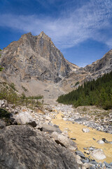 mountain river in the mountains