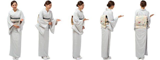 和服-着物-女将立ち姿