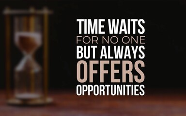 Inspirational time quotes emphasizing its value and importance. Perfect for designs, posters, and...