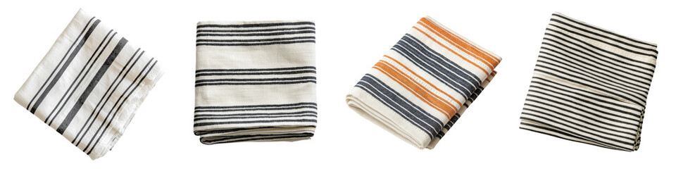 Elegant and minimalist striped fabric textile patterns in black white gray and orange colors  Repeating geometric lines and stripes create a clean modern and stylish background for various design