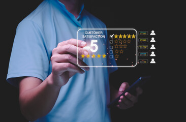 Customer can evaluate quality of service leading to reputation ranking of business.User gives...