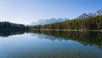 Fototapeta premium banff national park lake