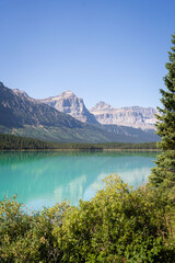 banff national park waterfowl lake