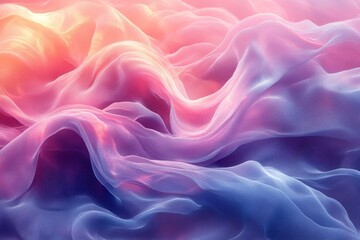 Obraz premium Swirling Pink and Blue Dreamy Background
