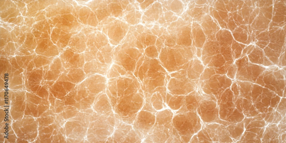 Poster a textured surface resembling an organic, translucent material with light patterns, possibly resembl