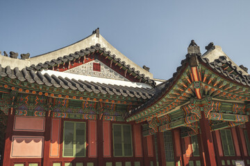 Naklejka premium Changdeokgung Royal Palace in Seoul, South Korea