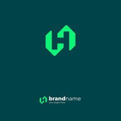 Obraz premium The Letter H sign, which is approachable and conveys confidence in your ability to innovate and make a real impact.