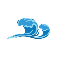 Water Wave Vector Illustration