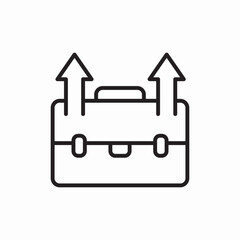 Business Strategy Bridge Success Plan Icon Vector Sign