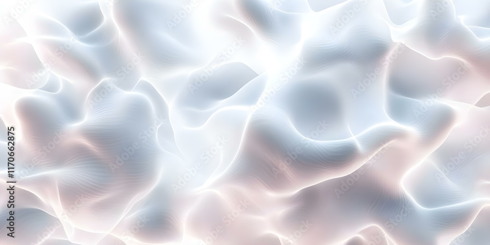 Poster a soft, wavy abstract background with a blend of light colors, creating a sense of fluidity and dept