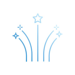 Fireworks  vector icon stock illustration