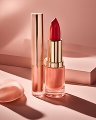 coral lipstick, coral makeup, coral lip color, lipstick gift, coral beauty, luxury lipstick, matte coral lipstick, glossy coral lipstick, peachy coral lipstick, vibrant coral lipstick, coral shade lip