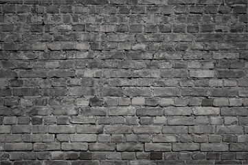 old grey brick wall close up