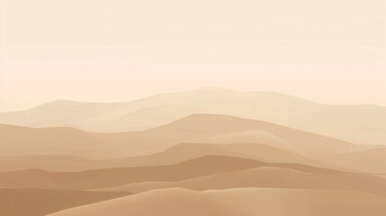Flat soft color gradient background, transitioning from muted beige to soft brown, clean and earthy, ideal for natural scenes.