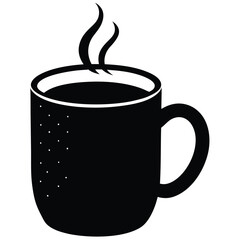 Smoky coffee cup vector file