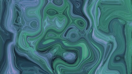black cyan green light marble liquid