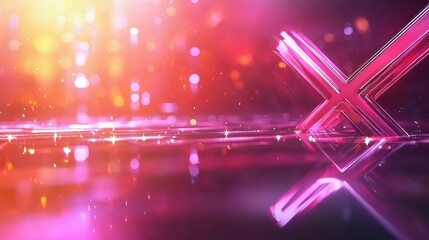 Vibrant light show studio digital art abstract close-up colorful effects