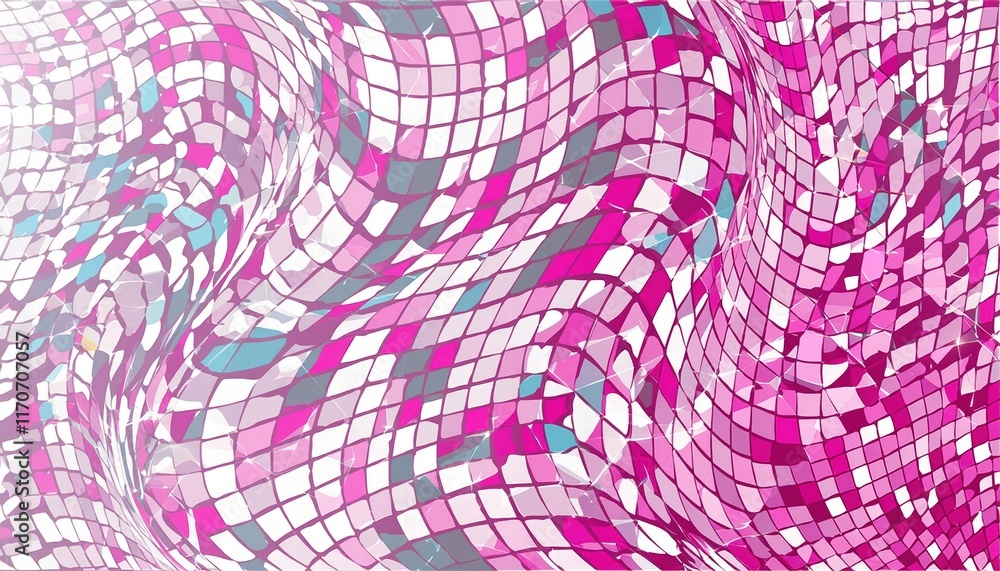 Aufkleber stunning white abstract background featuring a holographic surface with rainbow silver reflective ir