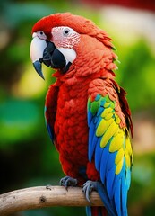 
Vibrant colors and captivating charm: The parrot in its glory.