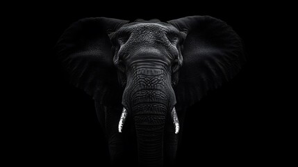 Fototapeta premium A portrait photo of a African elephant shot in Masai Mara Kenya