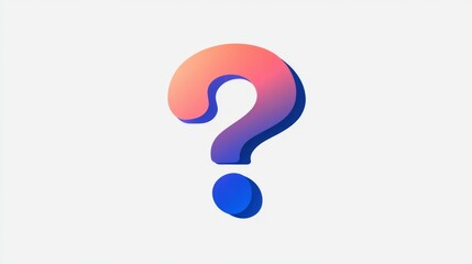 Enigmatic Question Mark Graphic Design