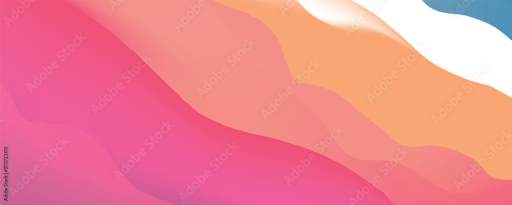 Aufkleber Orange abstract background Abstract blurred gradient background colours with dynamic effect