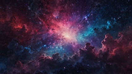 Fototapeta premium a futuristic nebulainspired background