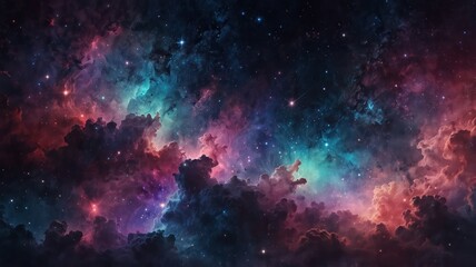 Fototapeta premium a futuristic nebulainspired background