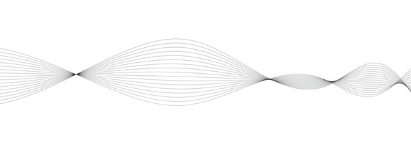 Curved wavy lines tech futuristic motion background technology line stripe isolated science digital flowing black line